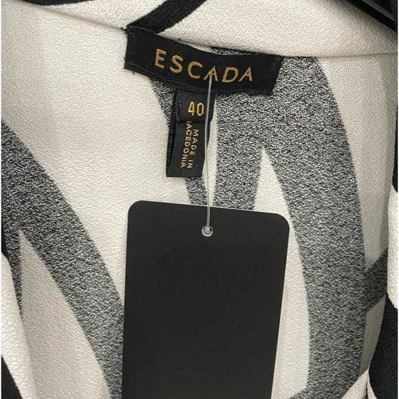 Escada Geometric Blouse NWT - Picture 4 of 9